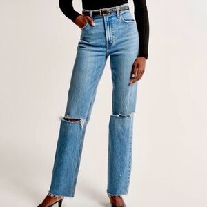 Abercrombie & Fitch The 90’s Straight Ultra High Rise Jeans